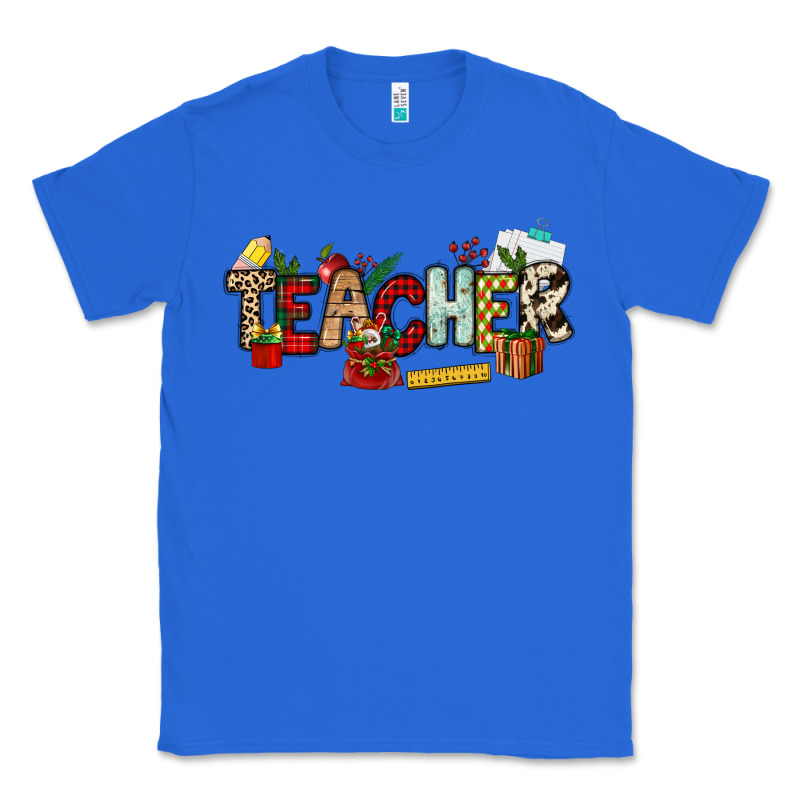 Christmas Teacher Classic Tee by NancyCooperArtShop | Teevron