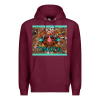 Burgundy thankful tumbler Premium Hoodie - BundleAndBundleShop