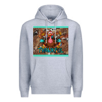 Heather Grey thankful tumbler Premium Hoodie - BundleAndBundleShop