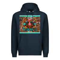 Navy thankful tumbler Premium Hoodie - BundleAndBundleShop