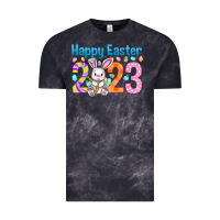 Cloud Black Happy Easter 2023 Easter Day Vintage Tee - HowdyJamesFarm