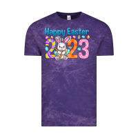 Cloud Purple Happy Easter 2023 Easter Day Vintage Tee - HowdyJamesFarm