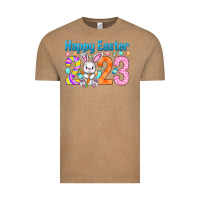Vintage Coffee Happy Easter 2023 Easter Day Vintage Tee - HowdyJamesFarm
