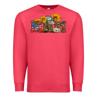 Cardinal mom boots hat and sunflower Premium Sweatshirt - Artiststas