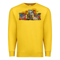 Lemon mom boots hat and sunflower Premium Sweatshirt - Artiststas