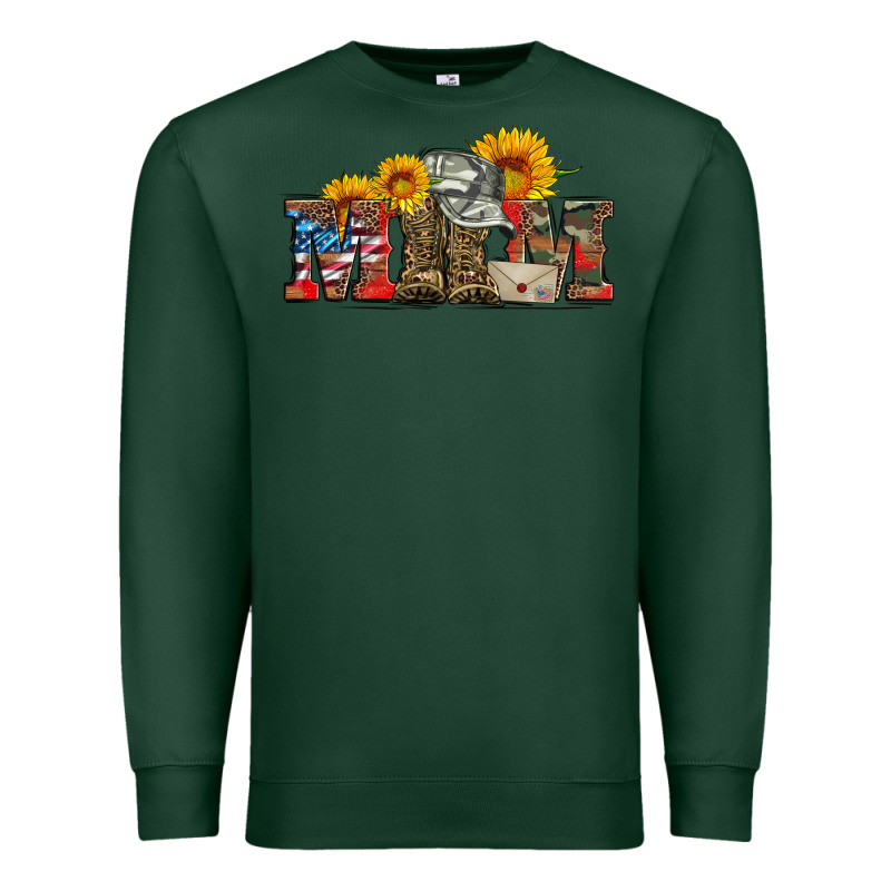 Mom Boots Hat And Sunflower Premium Sweatshirt by Artiststas | Teevron