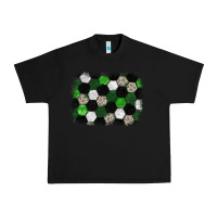 Black Soccer leopard glitter background Urban Heavy Tee - HowdyJamesFarm
