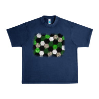 Navy Soccer leopard glitter background Urban Heavy Tee - HowdyJamesFarm