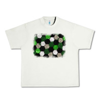 Pistachio Soccer leopard glitter background Urban Heavy Tee - HowdyJamesFarm