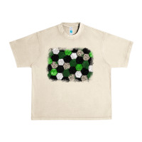 Soccer Leopard Glitter Background Urban Heavy Tee | Teevron