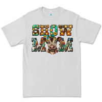 Dove Grey show mom brown calf Premium Tee - BarkalooDesign