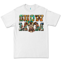 White show mom brown calf Premium Tee - BarkalooDesign