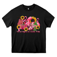 Black in october we wear pink Heavy Core Tee - LillyAllenDesigns