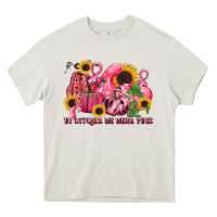 Cream in october we wear pink Heavy Core Tee - LillyAllenDesigns