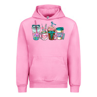 Fuchsia Pink nurse fuel coffee cups Urban Hoodie - AdoDesignShop