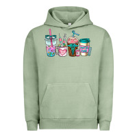 Pigment Oil Green nurse fuel coffee cups Urban Hoodie - AdoDesignShop