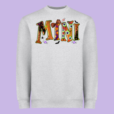 Halloween Mini Heavyweight Sweatshirt Designed By Bundleandbundleshop