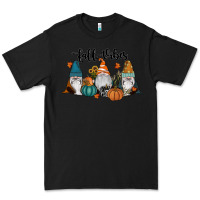 Black Fall Vibes Gnomes Premium Tee - RanaPortraitStore