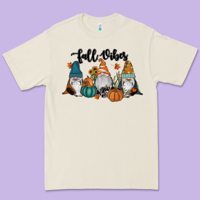 Fall Vibes Gnomes Premium Tee Designed By Ranaportraitstore