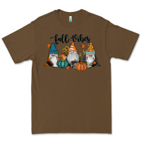 Cacao Fall Vibes Gnomes Premium Tee - RanaPortraitStore