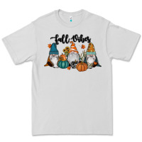 Dove Grey Fall Vibes Gnomes Premium Tee - RanaPortraitStore