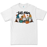 White Fall Vibes Gnomes Premium Tee - RanaPortraitStore