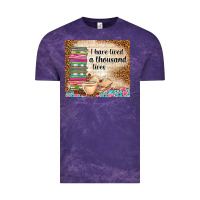 Cloud Purple i have lived a thousand lives Vintage Tee - TumblerDesignByShophia