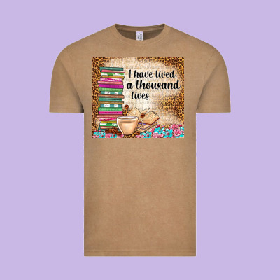 I Have Lived A Thousand Lives Vintage Tee Designed By Tumblerdesignbyshophia