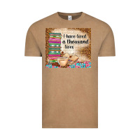 Vintage Coffee i have lived a thousand lives Vintage Tee - TumblerDesignByShophia
