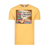 Vintage Mustard i have lived a thousand lives Vintage Tee - TumblerDesignByShophia