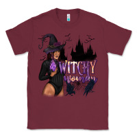 Burgundy Witchy Woman Classic Tee - texasbilliewilder