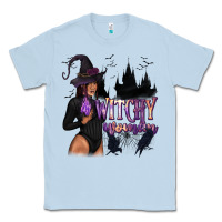 Dusty Blue Witchy Woman Classic Tee - texasbilliewilder