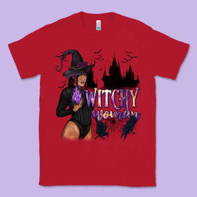 Witchy Woman Classic Tee Designed By Texasbilliewilder