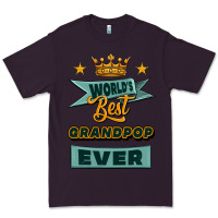 Plum world's best grandpop ever Premium Tee - Jasminsmagicworld
