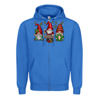 True Royal christmas gnomes celebration Zipper Hoodie - CowhideDigitalArt