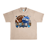 French Oak Touchdown season American Football blue team color Urban Heavy Tee - HowdyJamesFarm