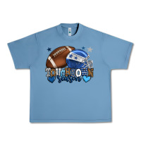 Pebble Blue Touchdown season American Football blue team color Urban Heavy Tee - HowdyJamesFarm