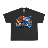 Pigment Black Touchdown season American Football blue team color Urban Heavy Tee - HowdyJamesFarm