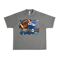 Tornado Touchdown season American Football blue team color Urban Heavy Tee - HowdyJamesFarm