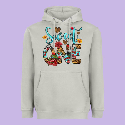 Sweet One Cherry Heavyweight Hoodie Designed By Artiststas