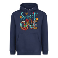 Navy sweet one cherry Heavyweight Hoodie - Artiststas