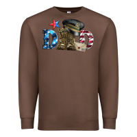 Chestnut dad military boots and hat Premium Sweatshirt - Artiststas