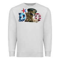 Dove Grey dad military boots and hat Premium Sweatshirt - Artiststas