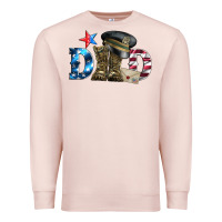 Pale Pink dad military boots and hat Premium Sweatshirt - Artiststas