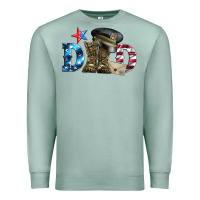 Seafoam dad military boots and hat Premium Sweatshirt - Artiststas