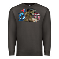 Smoke dad military boots and hat Premium Sweatshirt - Artiststas