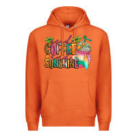 Carrot iced coffee and sunshine summer Premium Hoodie - Jasminsmagicworld