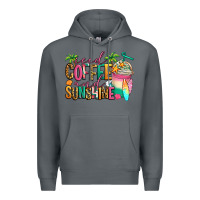Rock iced coffee and sunshine summer Premium Hoodie - Jasminsmagicworld