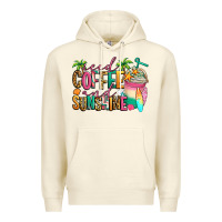 Sandshell iced coffee and sunshine summer Premium Hoodie - Jasminsmagicworld