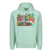 Seafoam iced coffee and sunshine summer Premium Hoodie - Jasminsmagicworld